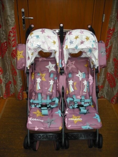cosatto double stroller stars
